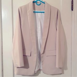 Women's Khaki Open Front Blazer Size S
